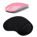 Promotek Wireless Mouse + Wrist Rest Mouse Pad